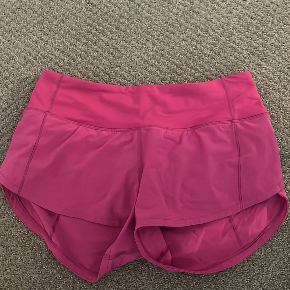 Size 0 Pink Lulu Lemon Shorts